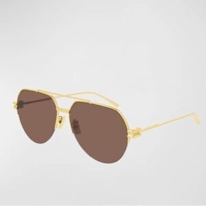 Bottega Venetia Aviator Sunglasses